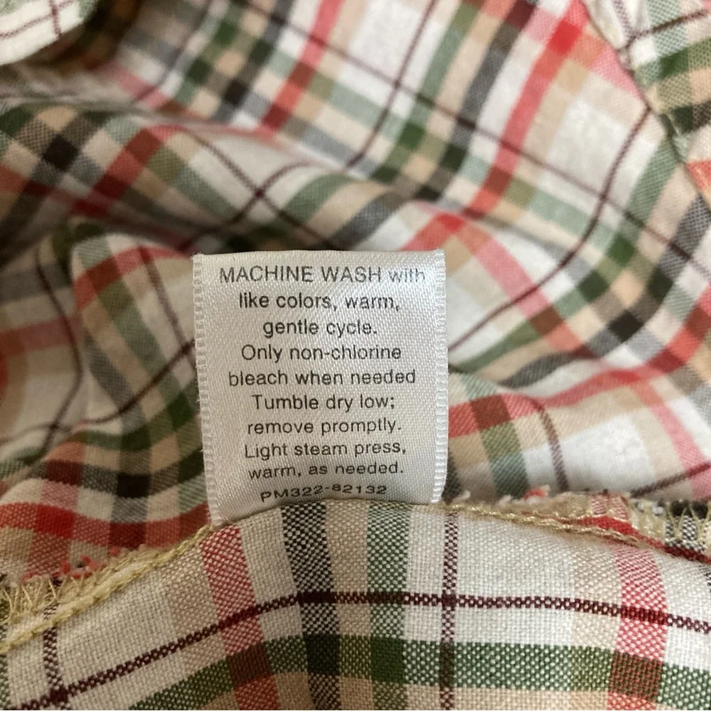 Pendleton Women’s Plaid Shirt Collared Pockets Multicolor Cotton Sz P - Picture 8 of 13